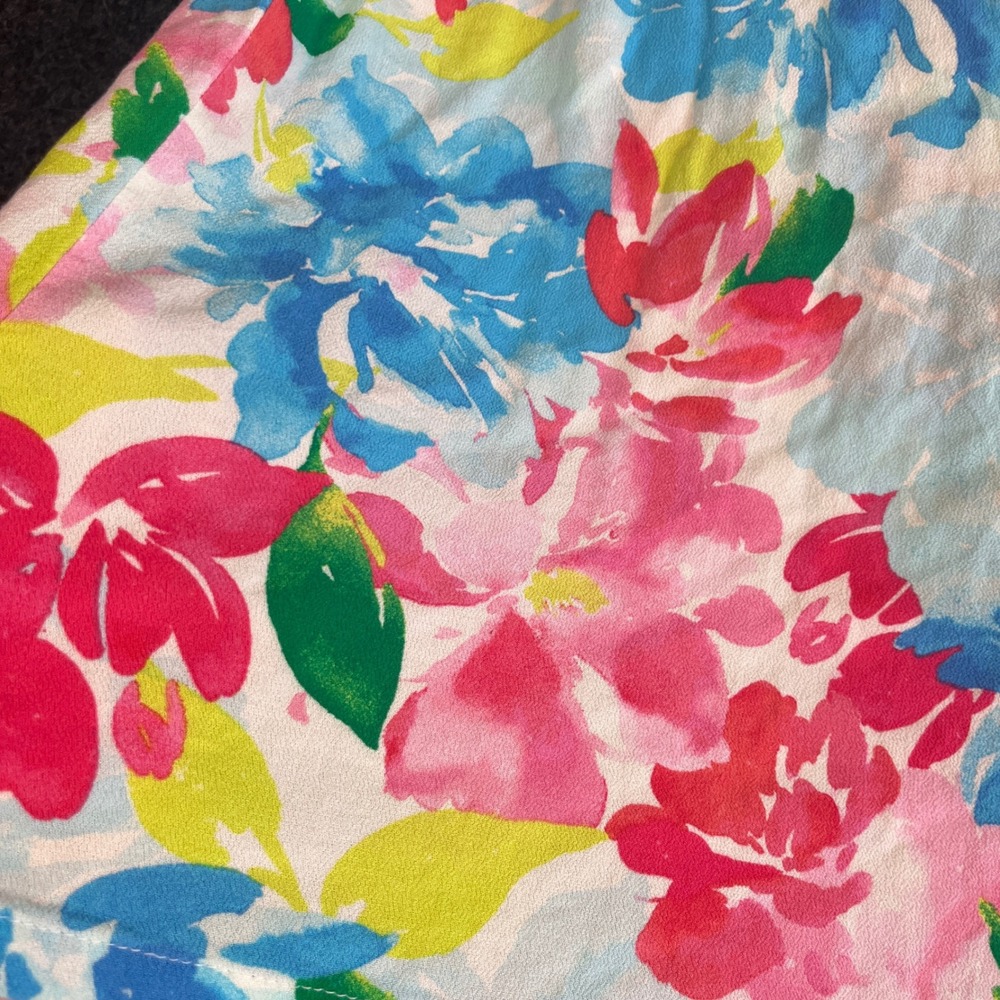 ⭐️3 for $30 Old Navy Floral Midi Summer/Spring Pink Blue Dress Sweetheart Neck L - Picture 4 of 11